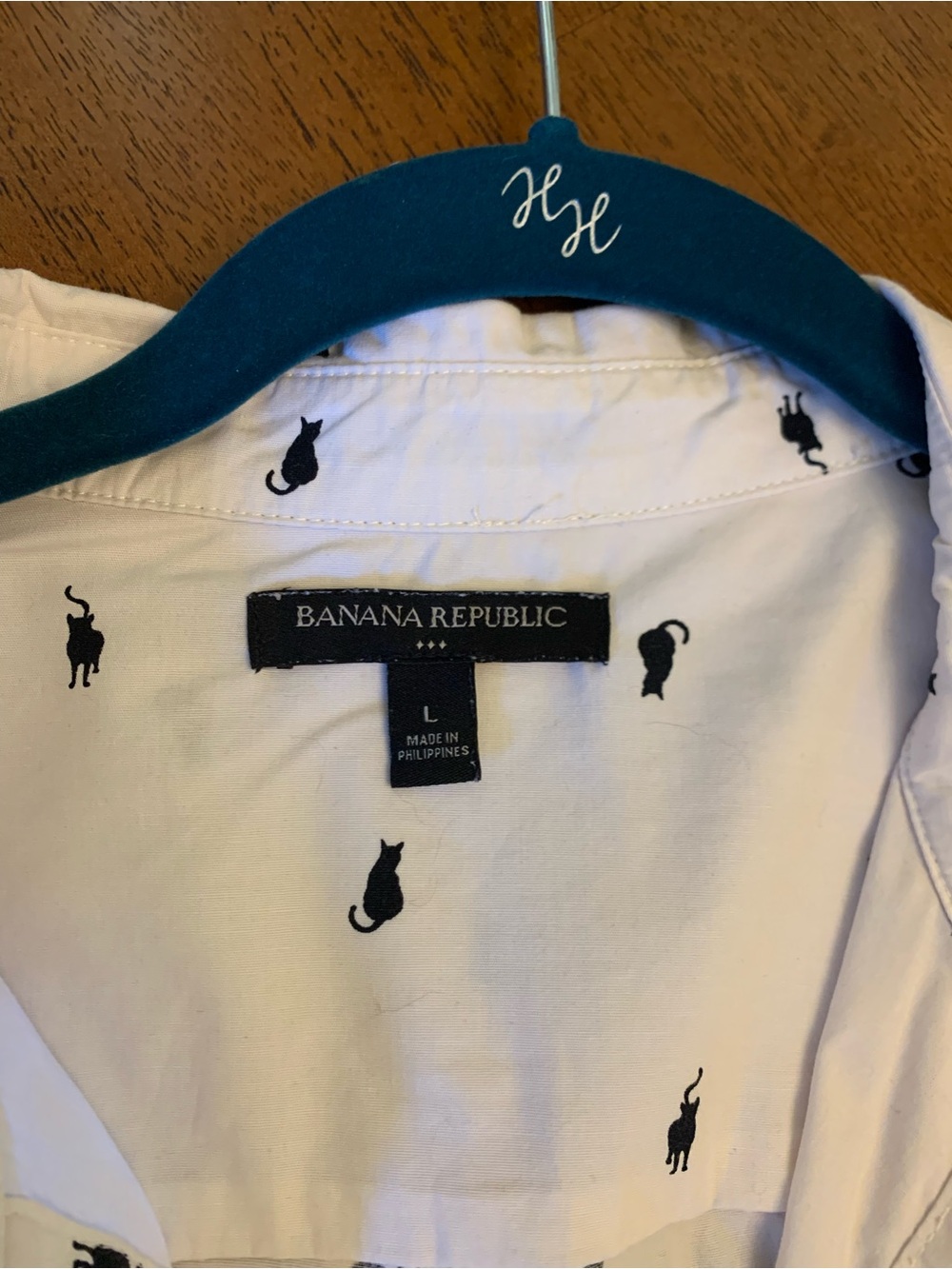 Banana Republic Cat Button Down